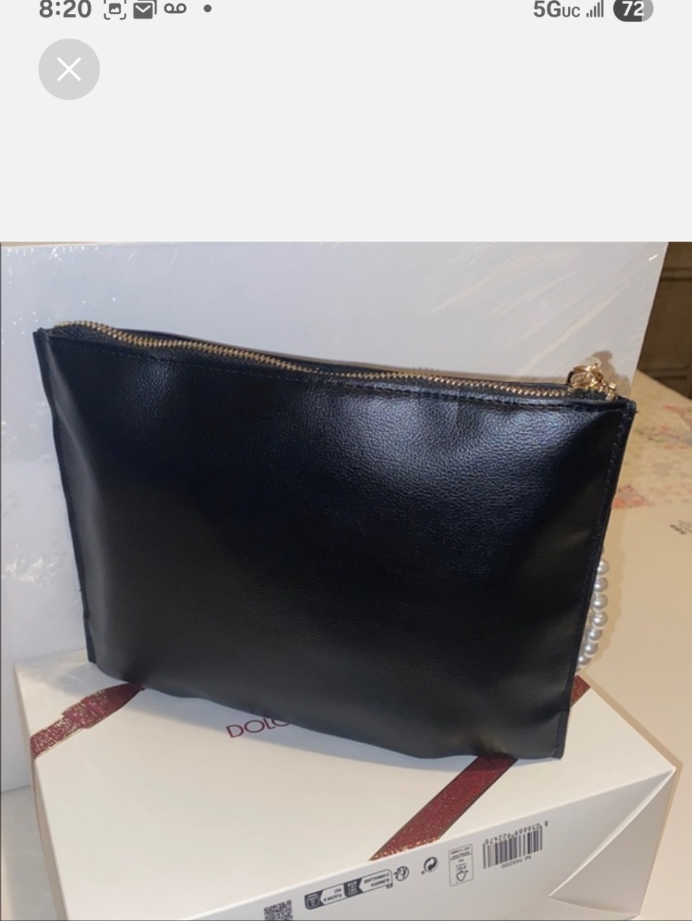 Dolce & Gabbana Black Pouch Gift Set with Blue Gloss and Pink Jar - Picture 8 of 10